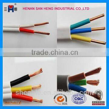 Flat Type PVC Sheath Electric Wire BVVB /BLVVB