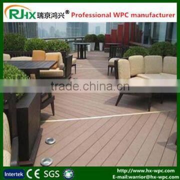 Economic and eco-friendly villa choice material wpc decking floor