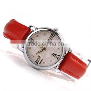 Leather Strap Women Wrist Watch Gift