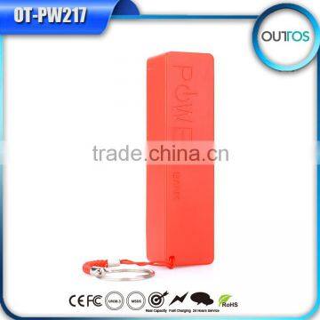 Small size battery !2200/2600mAh lipstick ultra slim mobile phone power bank