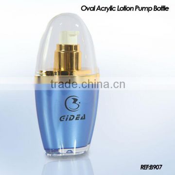 15ml 30ml 50ml Oval Acrylic Cosmetic Bottle