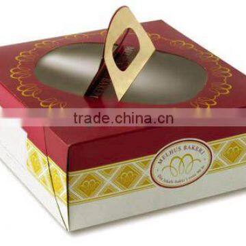 eco-friendly full color printing cake box