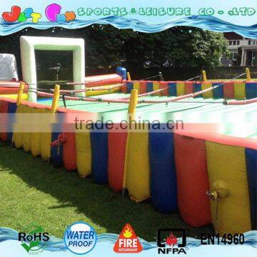Giant Rainbow Inflatable Human Foosball Game,amazing Inflatable Human Table Football photo-3