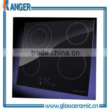 square oven lamp ceramization glass factory in china