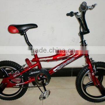 16 INCH FREESTYLE BMX BIKE RED COLOR SINGLE SPEED BIKE FREESTYLE FACTORY SUPPLY