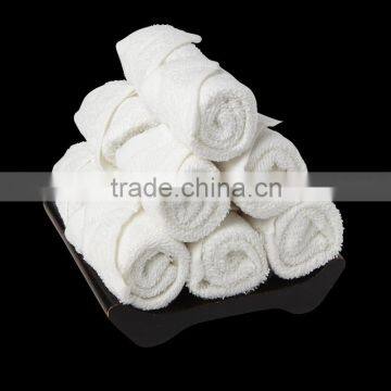 white hand hot towel for hotel one use towels