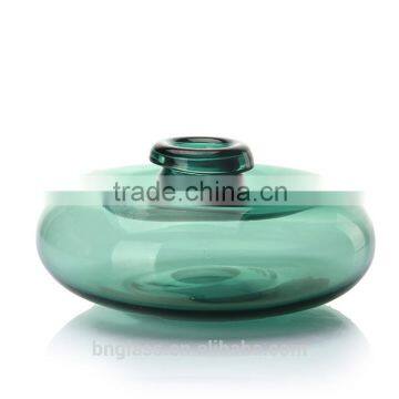 Promotion Blue Glass flower vases