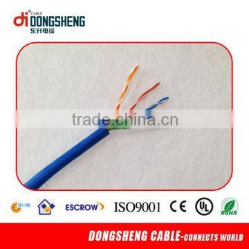 Factory Directly Sale Indoor Lan Cable 4pr 24AWG UTP Cat5e Ethernet Cable Hangzhou