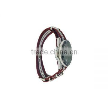 Middle Size Lens Glass Aluminous Bezel High Quality Nylon Strap Watch