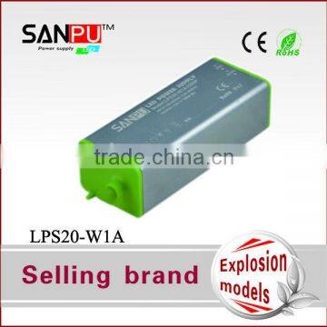 SANPU CE ROHS 20W 700mA ac dc waterproof led driver, spotlight driver manufacturer, supplier and exporter