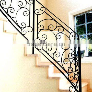 Top-selling nice welded black iron handrail