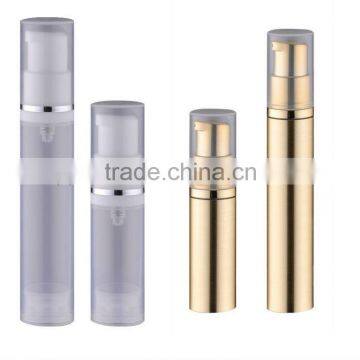rotary shape empty airless pump bottle cosmetic packing manufacturers