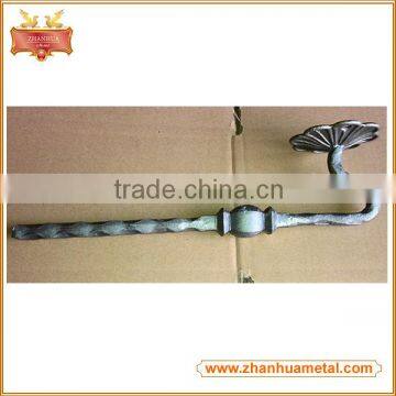 Decorative Forged Wrought Iron Lever Handle for Gate