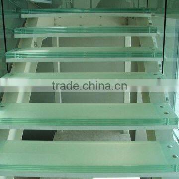 Clear tempered glass deck railings