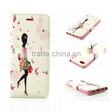 Happniess Girl Leather Case, Wallet Case Stand Cover for Iphone 7, for New Iphone Cover photo-5