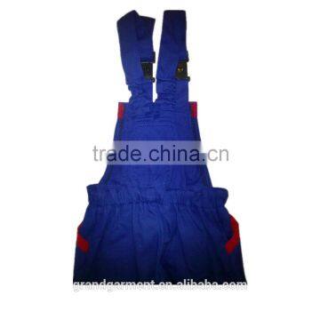 Children's Navy Blue Bib Brace Overalls photo-3