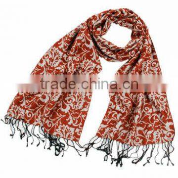 100% silk scarf men shawl with tassel