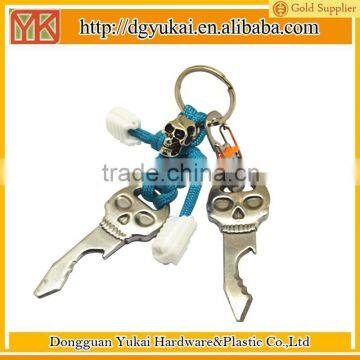 Yukai Durable bottle opener keychain tool with screwdriver