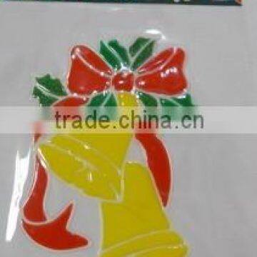 Bell Shape Christmas Window Sticker,Christmas Window Decoration