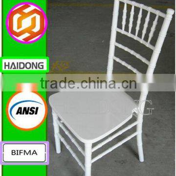 white wood party hotel wedding banquet rental Chiavari chair