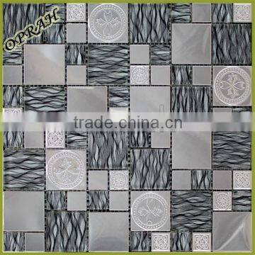 Cheap price crystal glass mosaic tile for wall and floor