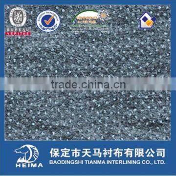 100% polyester double dots nonwoven fusible interlining