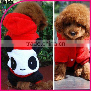 Lovely giant pandas Pet dog cloth winter cloth warm cloth