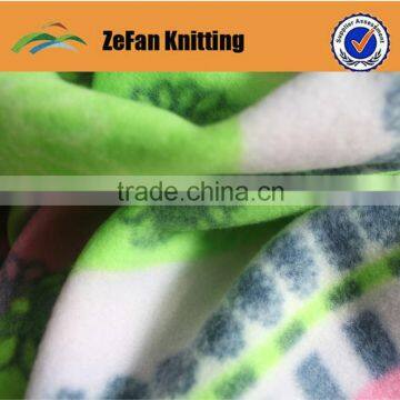 Printed polar fleece bedding set fabirc