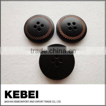 High Quality Classical Wooden Sewing 4-holes Buttons photo-3