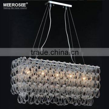 Luxury Living Room Glass Chandelier, Hanging LED Modern Living Room Chandelier MD82019