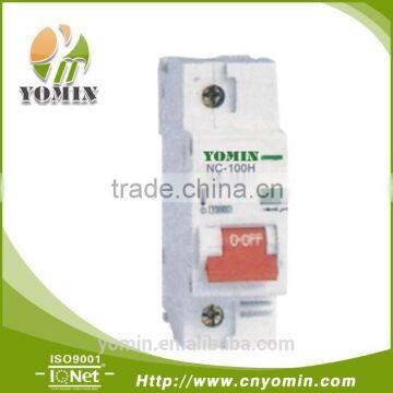 Manufacturer Popular Type NC-100HD100A Mini Micro MCB,Miniature Circuit Breaker .