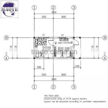 IPrefab-BKPRS-M1 Small Kiosks Pavilion Prefab Houses photo-3