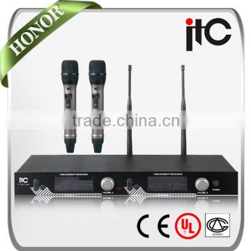 ITC T-521UH PLL UHF Long and Stable Transmission Handheld FM Microphone Wireless