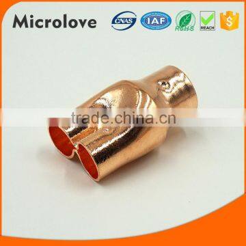 Latest OEM Quality refrigerator pipe brass fitting tee