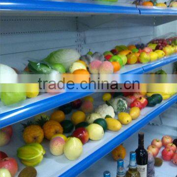 Commercial fruit and vegetables display freezer for supermarket