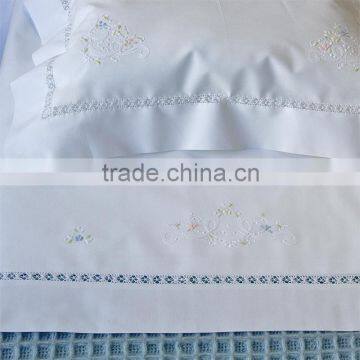 300 Thread Count Cotton Hand Embroidery Bed Sheet photo-5