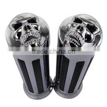 Skull Motorcycle Road Hand Grips 1'' or 7/8'' MT-0080