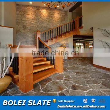 Random rustic flooring natural color stone