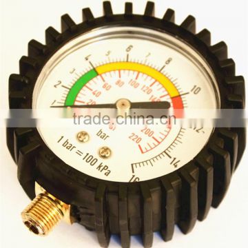 All Stainless steel Pressure gauge plastic case pressure gauge black case pressure gauge