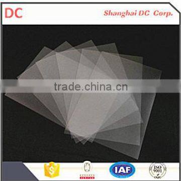 Coated overlay PVC film for laminating card