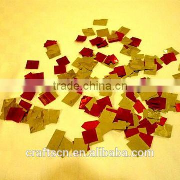 Assorted color foil confetti for carnival