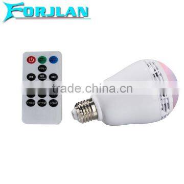 Colorful Remote Control Best Quality Rgb Bluetoth Led Light Bulb Speaker photo-3