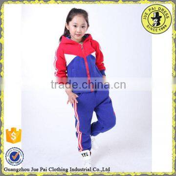 Custom logo Sports Suit School Cotton Warm Track Suit