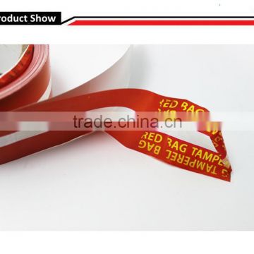 Security bag sealing tapes security bag tapes