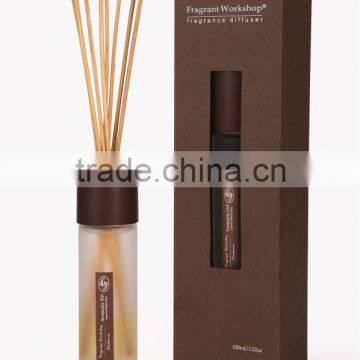 100ml OEM good quality Gliding printed office decorative aroma reed diffuser bottle