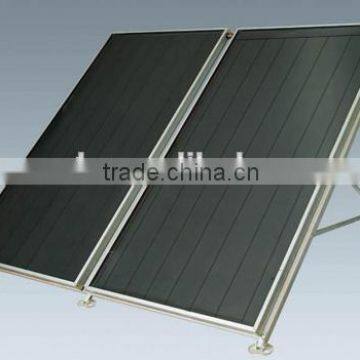 High efficiency solar system and flat panel solar collector system