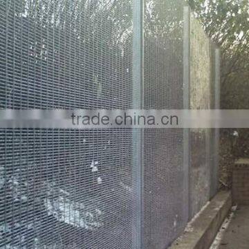 Galvanized PVC coated metal 358 security fence