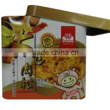 4 Color Printed Rectangle Tin Can photo-4