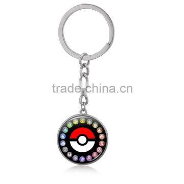 wholesale popular metal pokemon pendant/new pokemon keychain