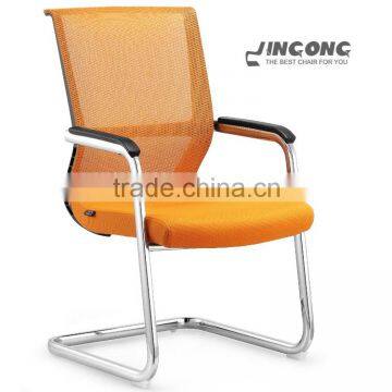 Orange Staff Chair Without Wheels On Sale